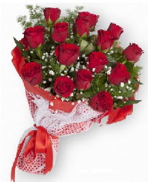 11 kırmızı gülden buket  Erzurum çiçekçi mağazası 