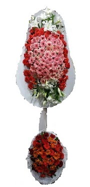 çift katlı düğün açılış sepeti  Erzurum çiçek mağazası , çiçekçi adresleri 
