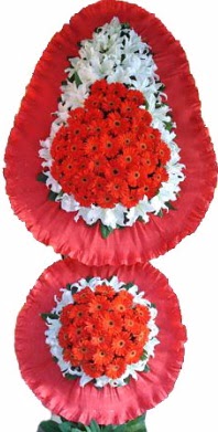  Erzurum online çiçekçi , çiçek siparişi  Çift katlı kaliteli düğün açılış sepeti