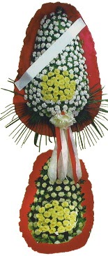 Çift katlı düğün açılış çiçeği  Erzurum çiçek , çiçekçi , çiçekçilik 