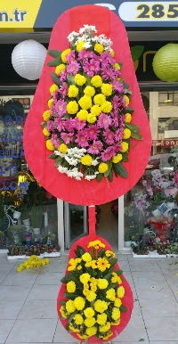Çift katlı düğün nikah açılış çiçek modeli  Erzurum online çiçekçi , çiçek siparişi 