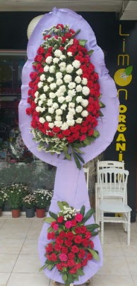 Çift katlı işyeri açılış çiçek modeli  Erzurum anneler günü çiçek yolla 