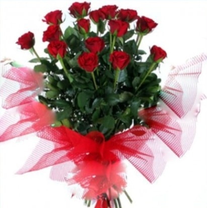 15 adet kırmızı gül buketi  Erzurum çiçek yolla , çiçek gönder , çiçekçi  